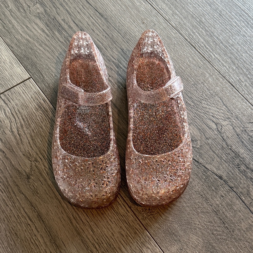 Old Navy Sparkly Pink Kids Dress Shoes